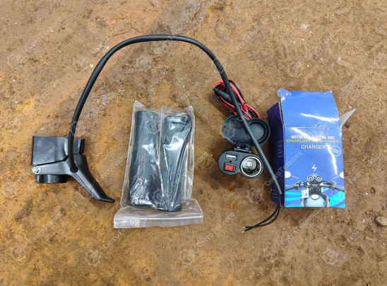 Ручки и курок газа с подогревом + USB + прикуриватель